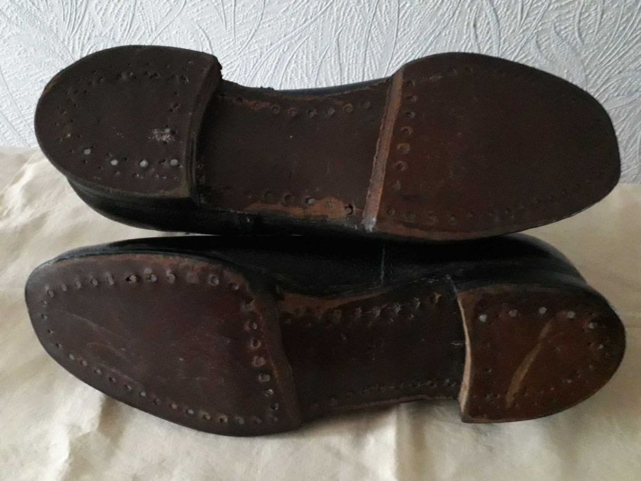 Ботинки военные кожаные антиквариат.Челси дизайн