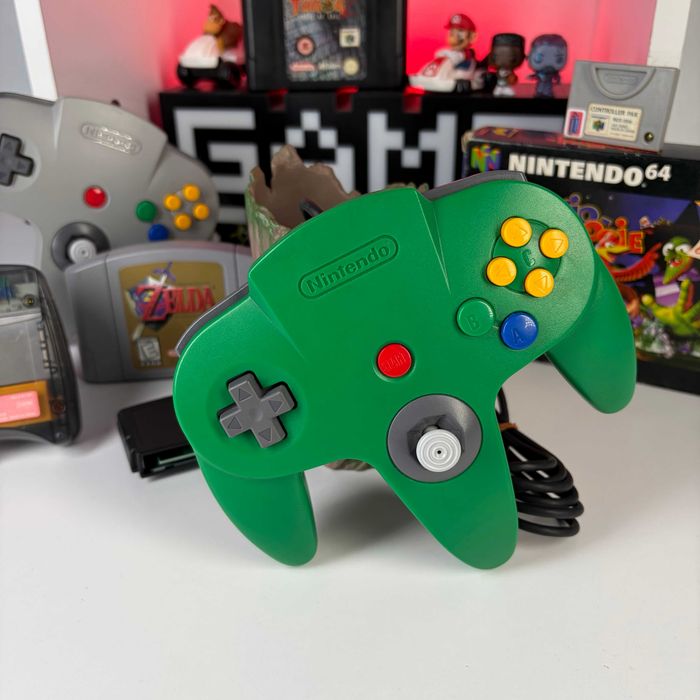Геймпад Дротовий Nintendo N64 NUS-005 Б/У Оригінальний контролер Н64 Нінтендо асортимент джойстиків ретро nintendo