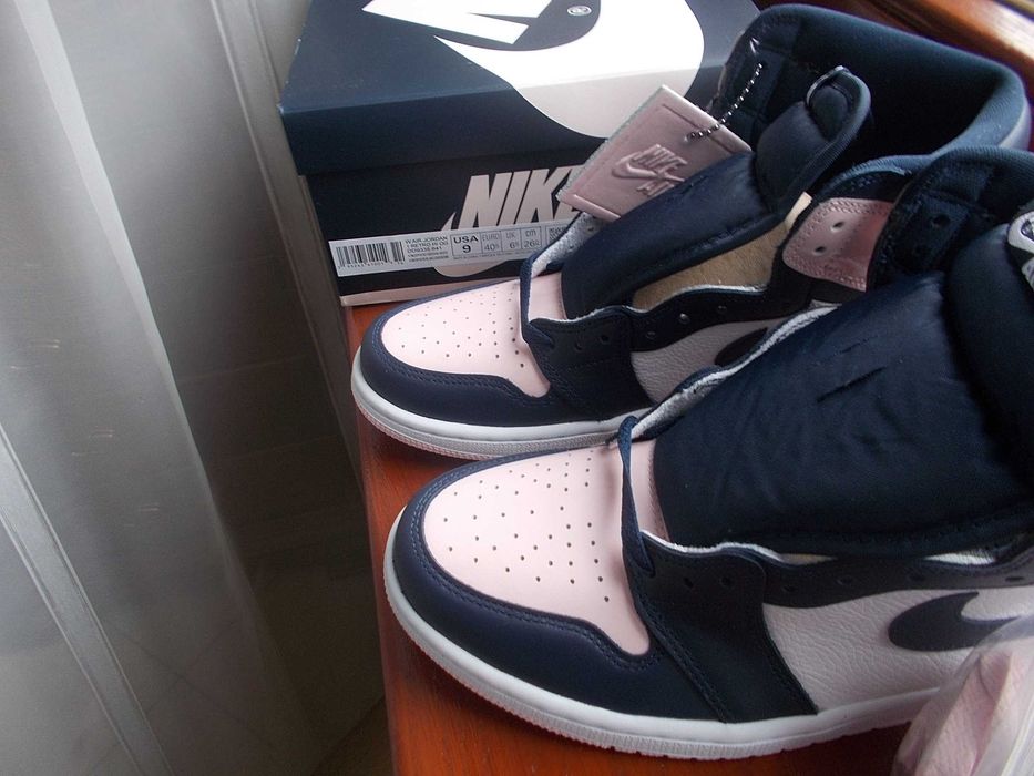(40,5) Nike JORDAN 1 High Atmosphere DD9335,-641 Jordan 1 Bubble Gum