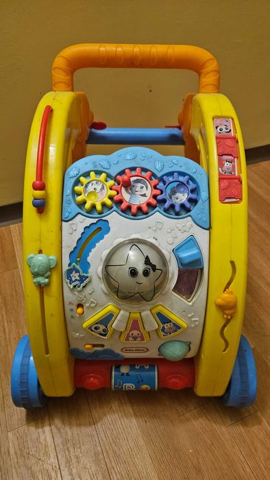 Jeździk chodzik zabawka grająca skoczek krzesełko