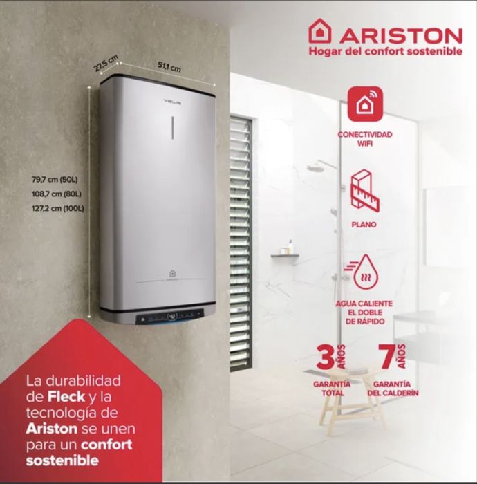 Termoacumulador Ariston Velis Dry wifi 50L