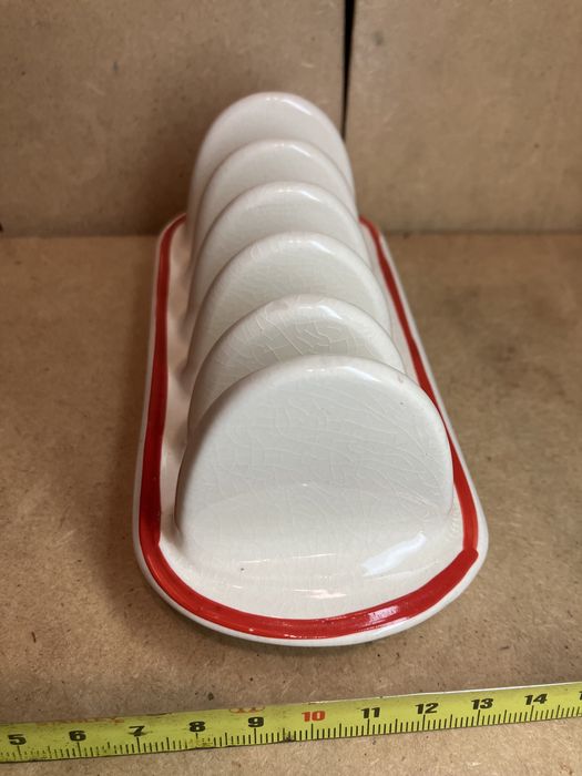 stojak do tostów ceramika, lata 30’ SADLER Kleen kitchen ware