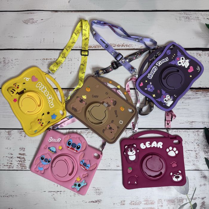 Опт Чехол силиконовый, с ремешком Apple iPad 9.7", 10.2", 10.9"