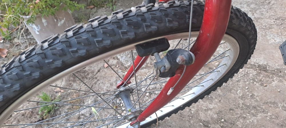 Bicicleta Montanha Esmaltina Vermelha