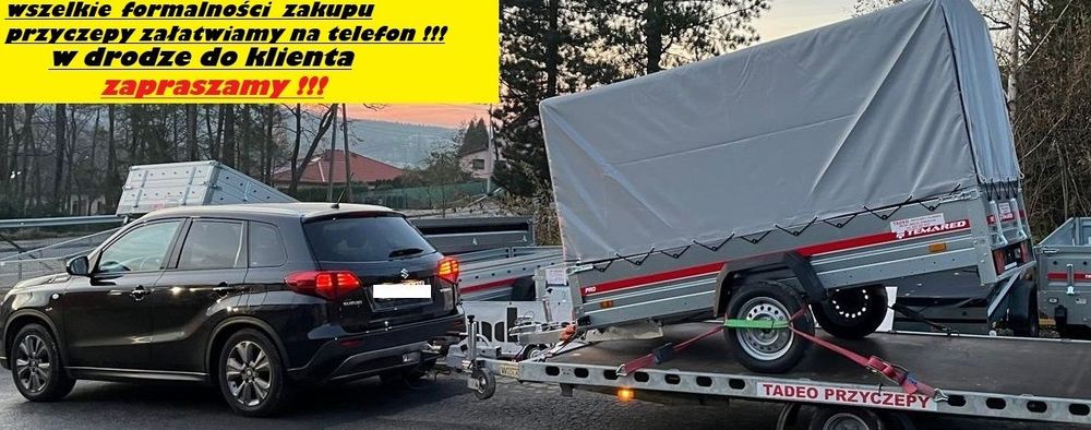 Temared Pro 2612/2 Stelaż+Plandeka 110Cm  2-Osiowa Profesjonalna