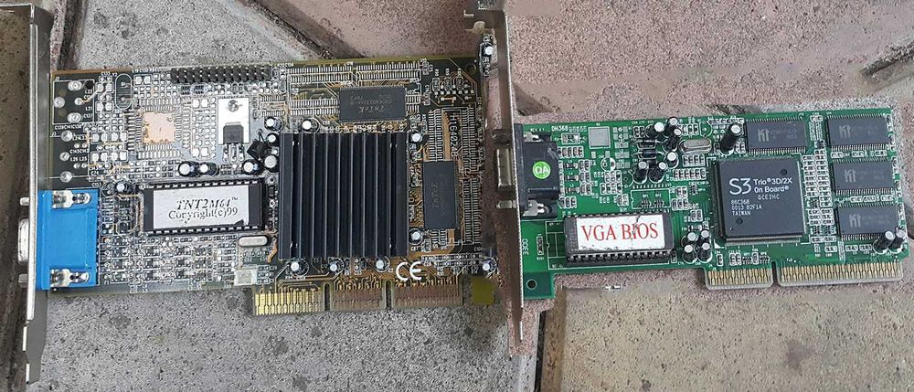 Ретро видеокарты AGP