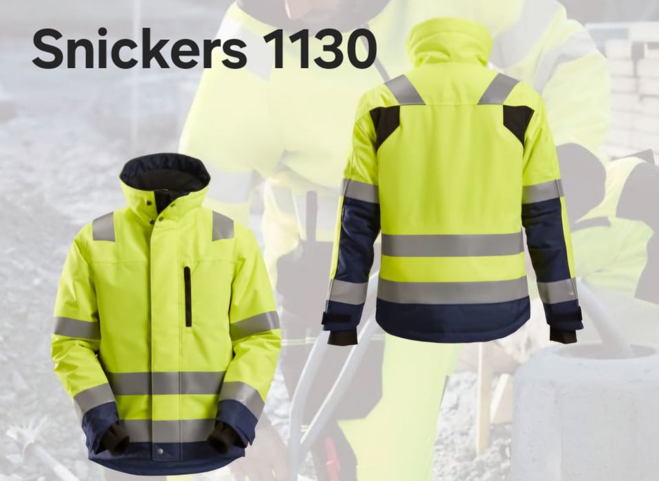 Kurtka robocza zimowa Snickers 1130 S,M,XL,XXL odblaskowa