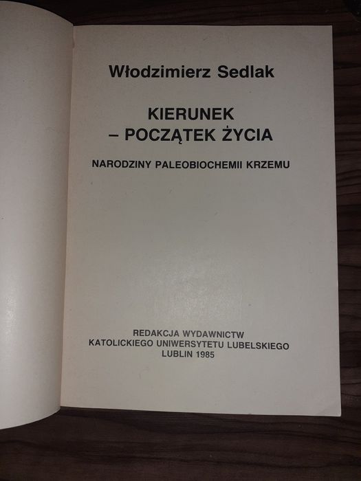 Kierunek- Początek Życia KUL Lublin 1985