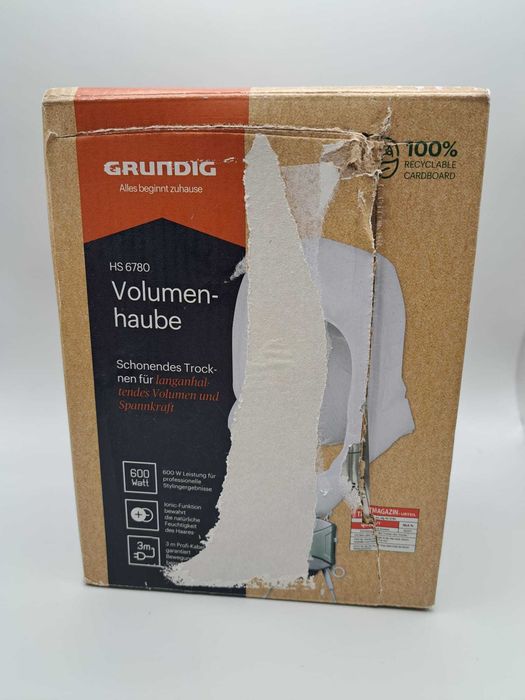 Grundig suszarka do włosów kapturowa