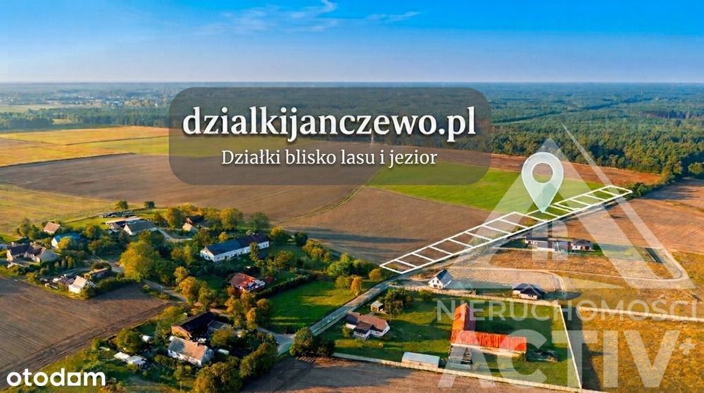 Janczewo działka budowlana, las, jezioro 79 zł/m2