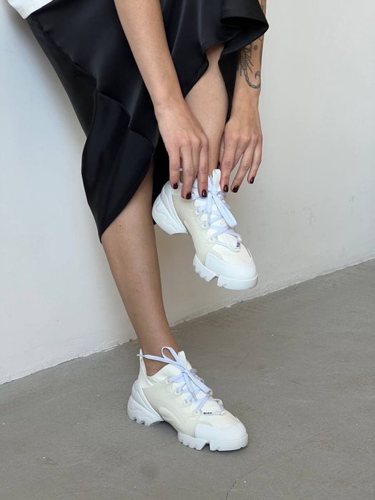 Dior ホワイト Sneakersy Dior D Connect white Warszawa Ochota • OLX.pl