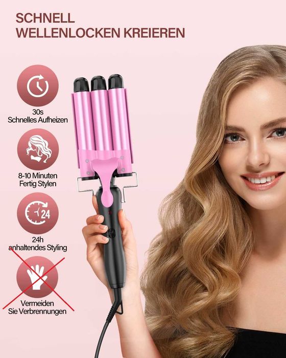 YICAIZI ceramiczna lokówka do fal 25 mm