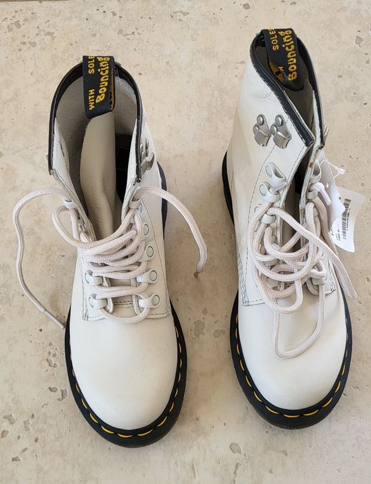 Buty Dr. Martens Air Wair martensy skóra biale. Nowe. Metka, Roz. 36