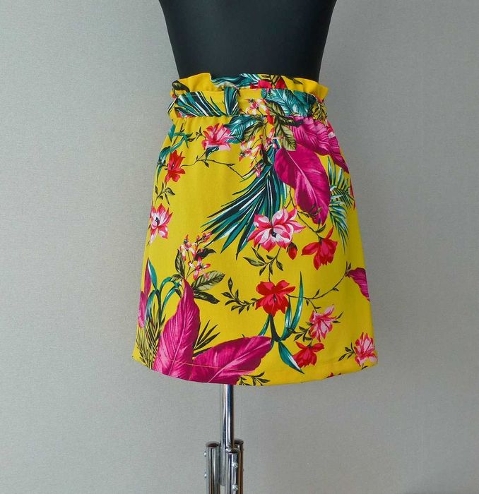 Dorothy Perkins letnia spódnica na gumce XS S