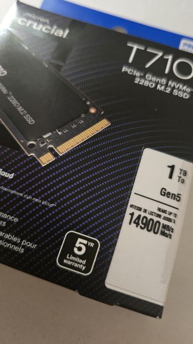 SSD Micron Crucial T710 Gen5 1TB