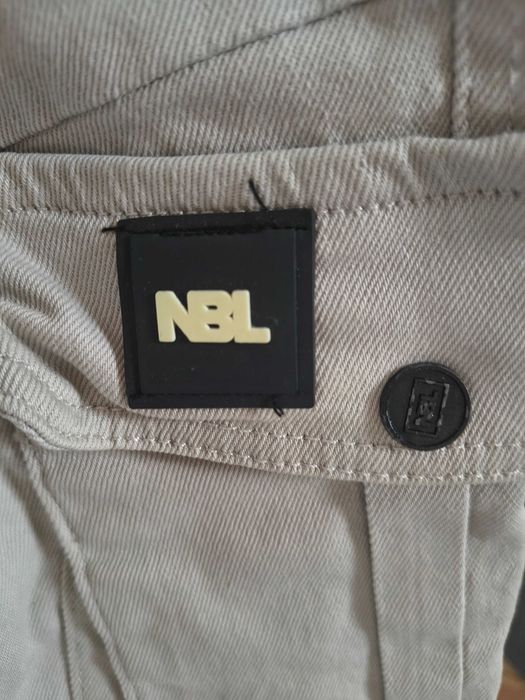 Spodnie męskie "Spodnie Jeans Jogger New Bad Line Cargo" Szare