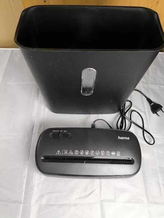 Hama Basic Niszczarka Dokumentów Czarny 8 L