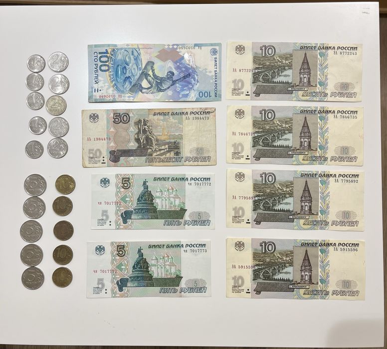 Банкноты купюры рф