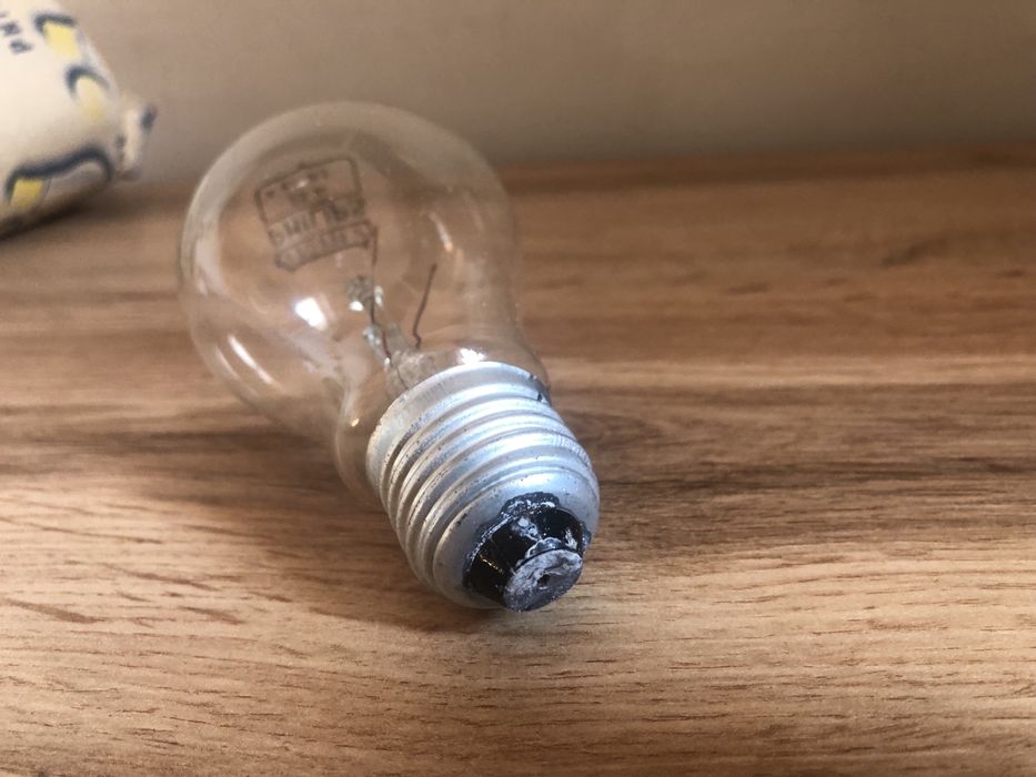 Stara żarówka Philips PRL antyk