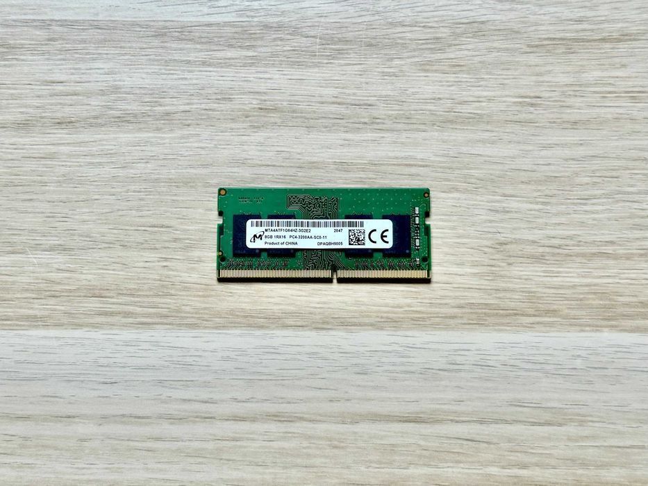 RAM Micron 8GB DDR4 PC4 3200AA SC0 11 – sprawna, testowana