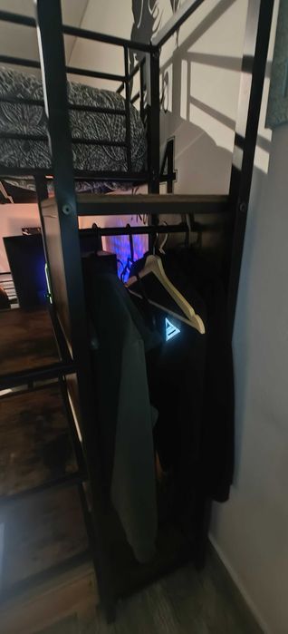 Beliche Loft com Secretária e Cabideiro