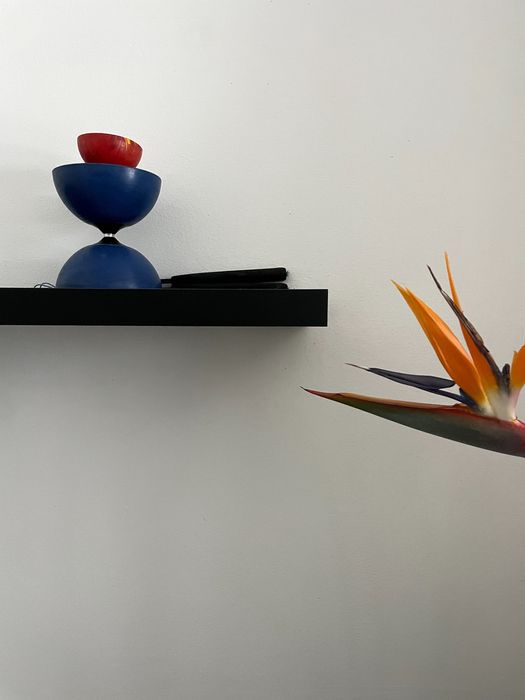 Prateleiras de parede azul escuro x2