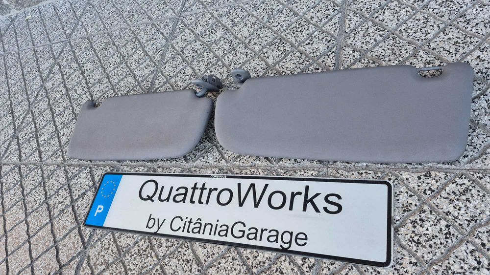 AUDI A4 B5(8D) - A3 8L etc- Palas Sol CINZA IMPECÁVEIS - 1995 até 2002