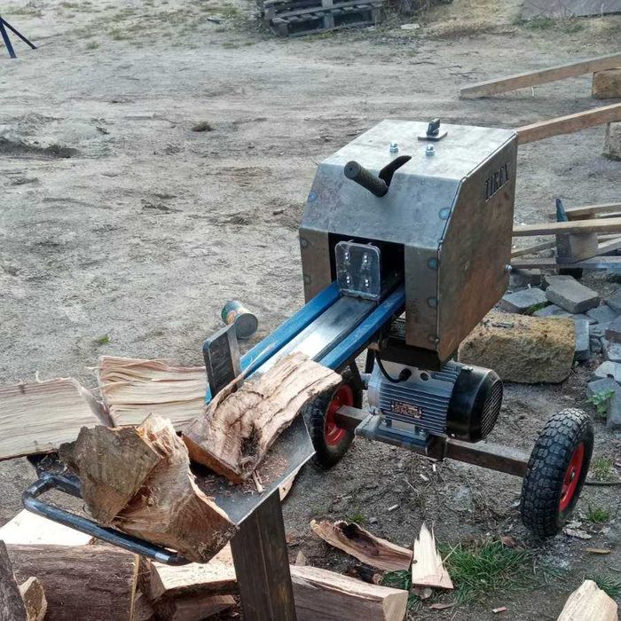 Дровокол колун рейковий кінетичний TIREX 15-25 ТОН. Електро-Бензин