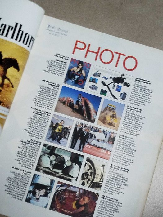 Revista rara e antiga PHOTO francesa especial Auto Junho 1990