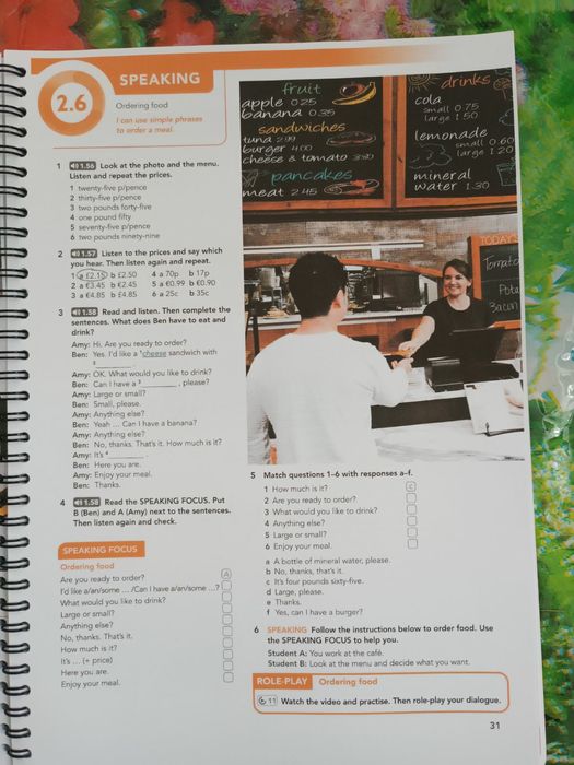 Focus 1 second edition student's book+workbook