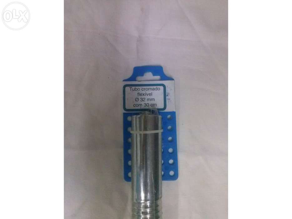 Tubo flexivel cromado 32 diam