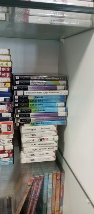 Jogos novos embalados antigos várias consolas