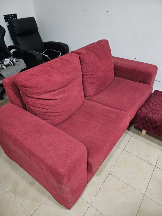 Vendo sofá mais puff