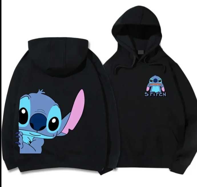 Hoodie Combinando Do Stitch E Da Angel Unissexo NOVO ENTREGA GRÁTIS