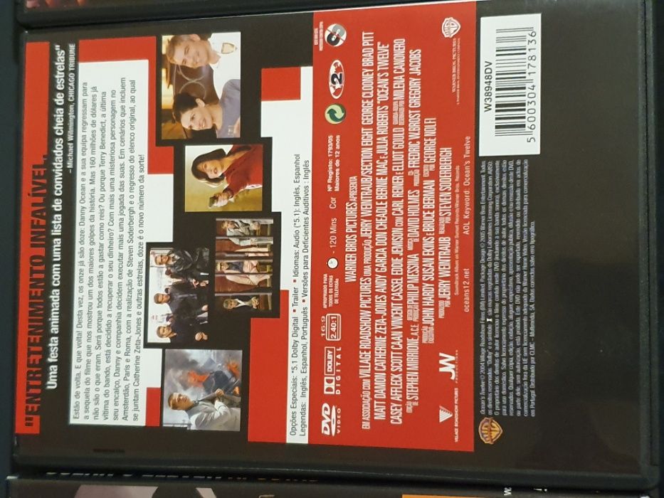 Pack Ocean's 11,12 e 13