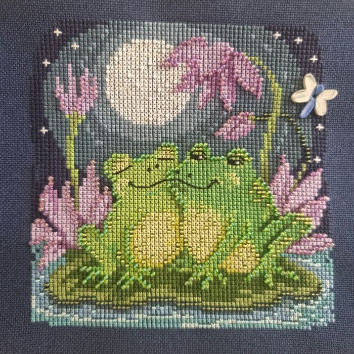 Вишивка хрестиком mill hill "courtin' froggies"