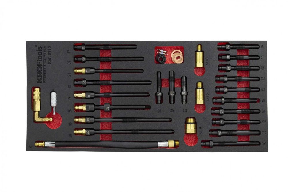KIT ADAPTADORES P/ TESTES DE COMPRESSÃO E FUGA 30PCS
JL20