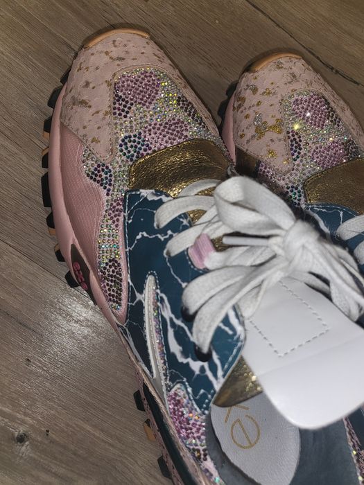 Ténis Exé Rosa brilhantes