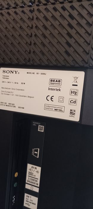 Продам телевизор Sony Bravia XR65X95J на запчасти (разбита матрица).