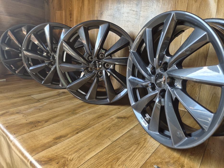 Alufelgi Ronal 18 cali 5x112 et54 7,5j ot:66,6 SZARE stan idealny jak Nowe