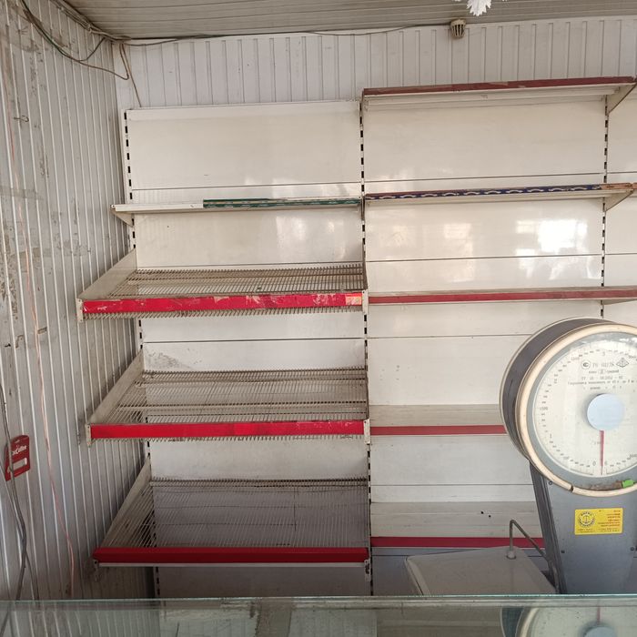 Стелаж металевий зі спинкою , стеллаж металлический со спинкой