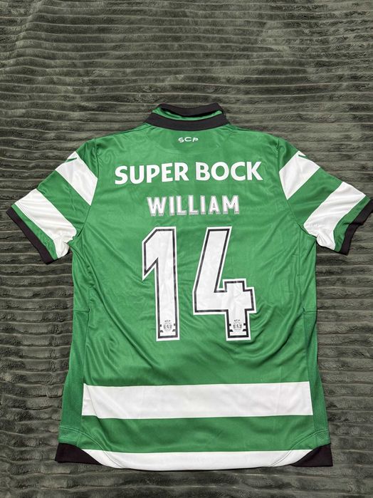Camisola Oficial do Sporting 16/17 autografada por William Carvalho