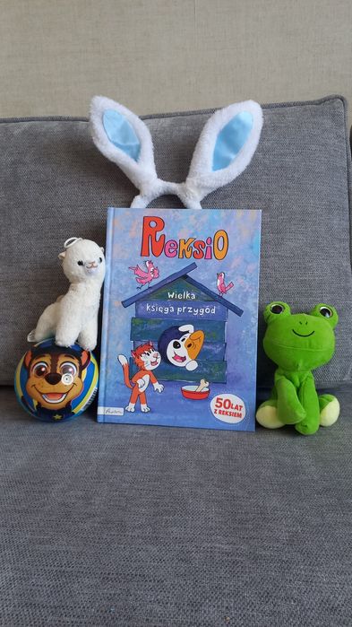 Zabawki różne książka Reksio