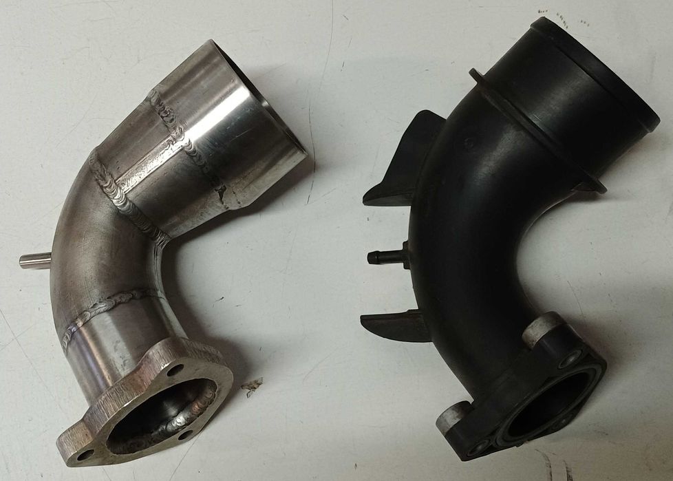 Kolanko dolotowe pod turbo 42mm Fiesta MK7 ST180 Turbo elbow tuning