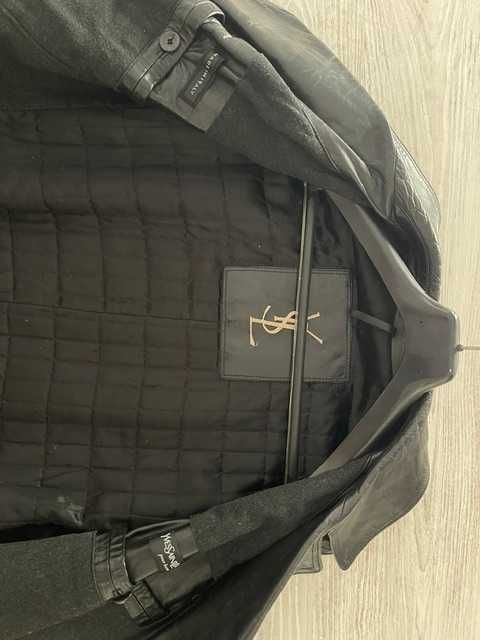 Casaco de pele Yves Saint Laurent