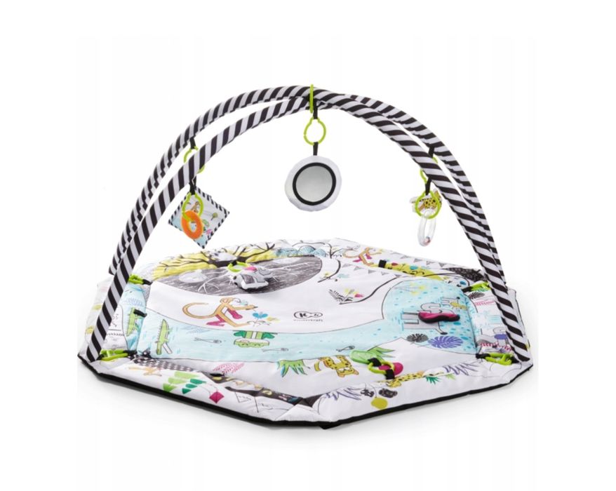 Mata edukacyjna Kinderkraft + książeczka i poduszka w prezent