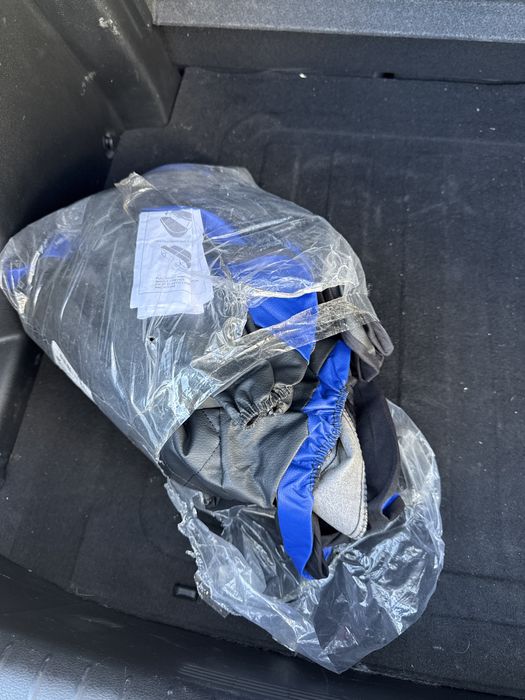 Conjunto de capas universal para cara , azul e preto