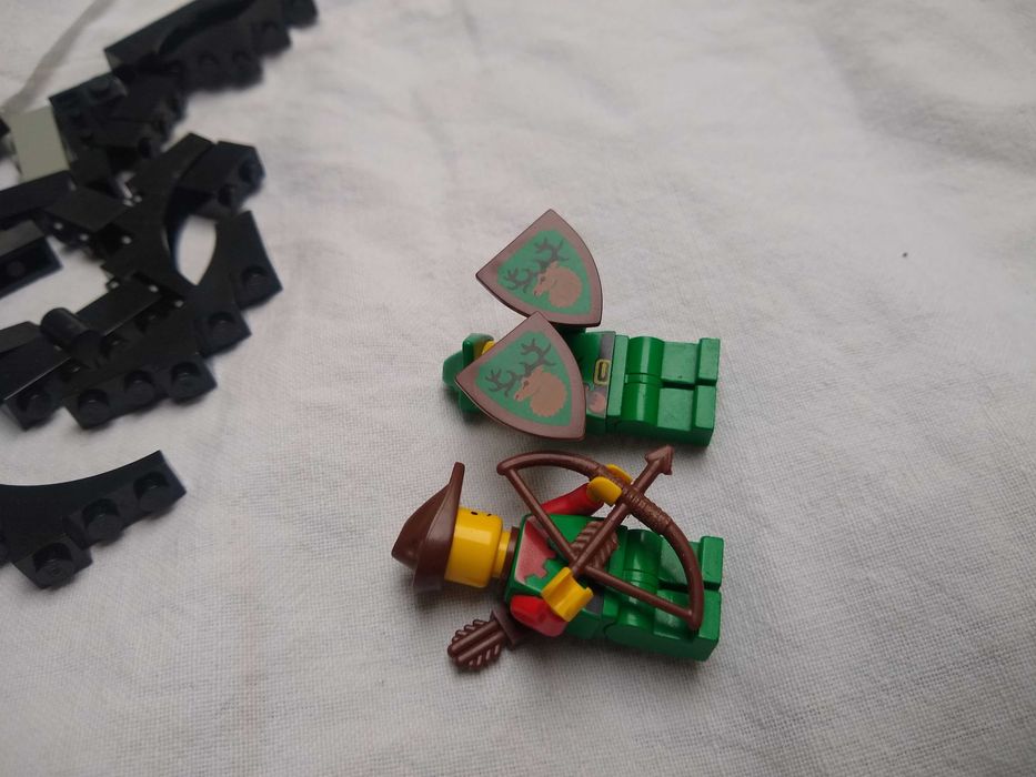 Rok 1988 Lego 6054 Forestmen's Hideout Robin Hood Castle Instrukcja Zamek Kryjówka