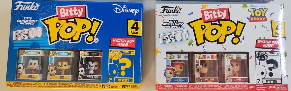 5 caixas Funko Bitty Pops