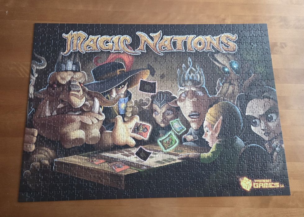 Puzzle Magic Nations 1000 elementów + Gra na  PC "MAGIC NATIONS"